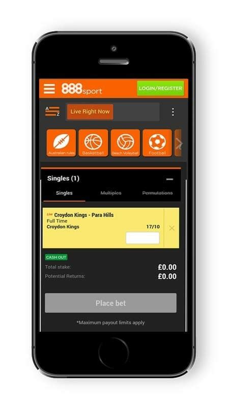 can you cash out on 888sport